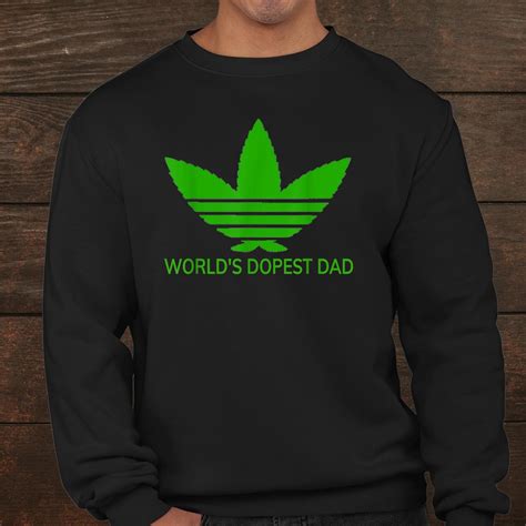 Worlds Dopest Dad Shirt Weed Stoner Necessities Shirt Teeuni