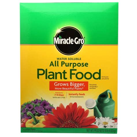 Miracle Gro 10 Lb Water Soluble All Purpose Plant Food 1001192 The