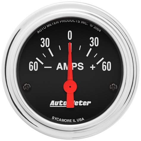 Sell Autometer 2586 Traditional Chrome Electric Ampmeter Gauge In