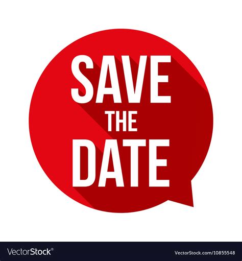 Save The Date Royalty Free Vector Image Vectorstock