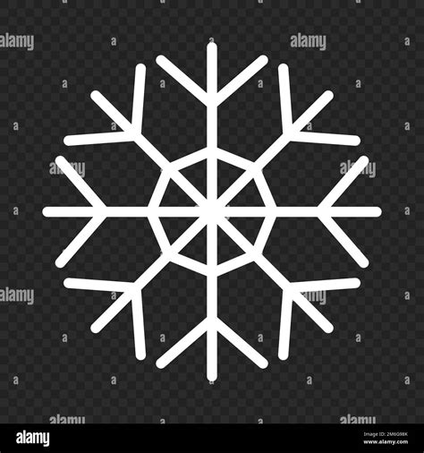 Snowflake Icon Ice Crystal Editable Vector Stock Vector Image And Art