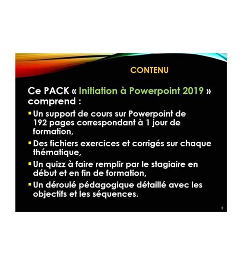 Support De Formation Powerpoint 2019 Pour Formateur