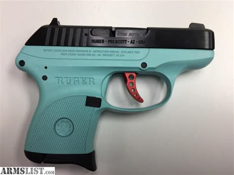 Armslist For Sale Tiffany Blue Ruger Lcp Custom 380 Pistol Red