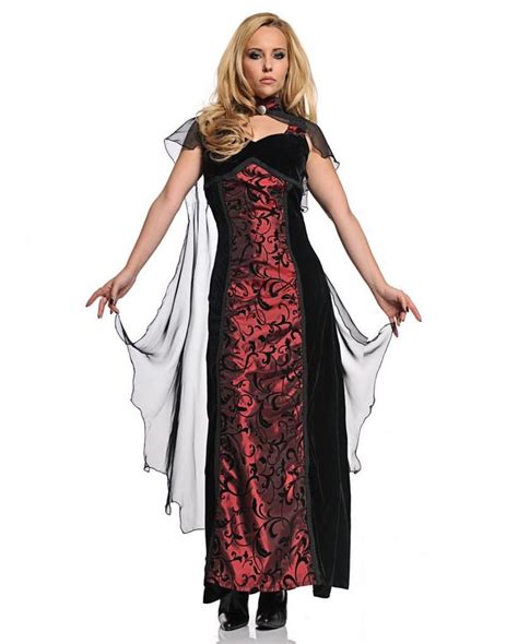 horror shop kostüm schwarz rotes vampir fee damenkostüm für halloween online kaufen otto