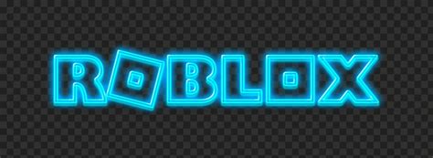 Blue Neon Roblox Logo Png Img Citypng