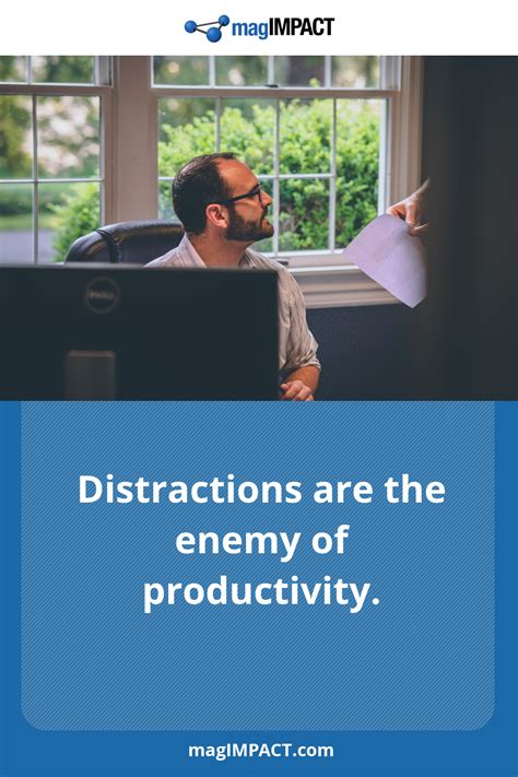Distractions Are The Enemy Of Productivity Content Marketing Infographic Infographic