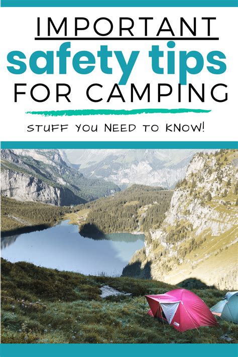 Top Camping Security Precautions To Consider Camping Safety Camping