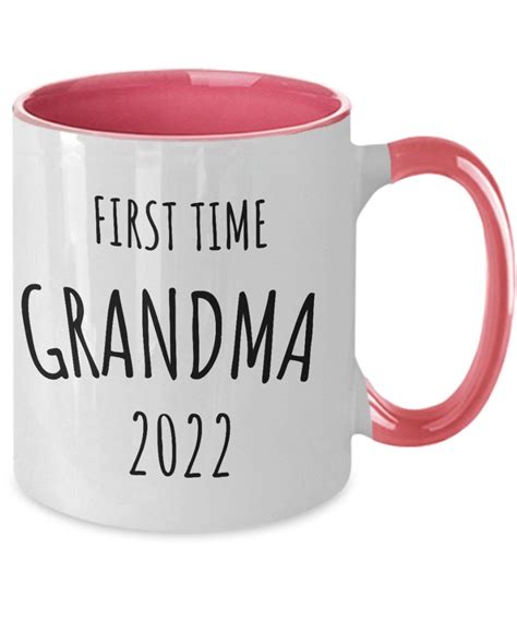 Newly Grandma Mug Promoted To Grandma 2022 Mug Girl New Etsy Canada In 2022 Grandma Mug