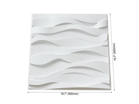 Art3d 3d Wall Panels Pvc Wave Textured 3d Wall Covering For Interior