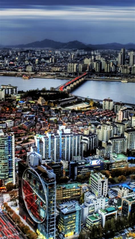 1080x1920 Panorama Seúl Corea Del Sur De Corea Del Sur Todo Fondos