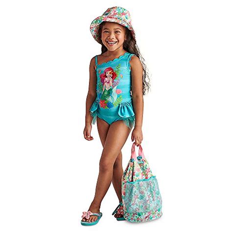 Buy Disney Ariel Deluxe Swimsuit For Girls Size 4 At
