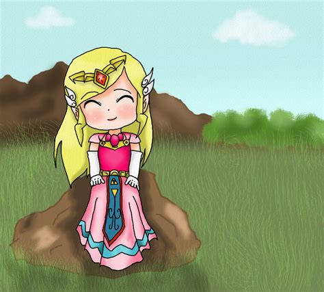 Princess Zelda Beautiful Day By Izelda27 On Deviantart