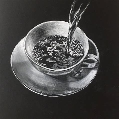 Hits The Spot 2018 Black Paper Drawing Black Paper White Charcoal