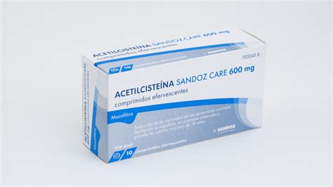 Acetilcisteina Sandoz Care Efg 600 Mg 20 Comprimidos Efervescentes