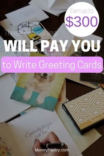 However, it can be a challenge to find places that will pay you to write. 21 Companies That Will Pay You to Write Greeting Cards (Hallmark Isn't the Only Company ...