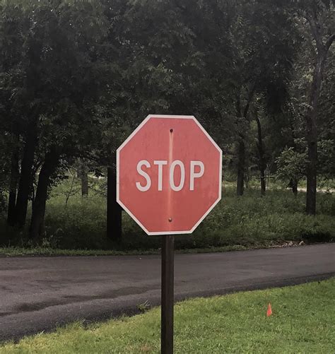 This Stop Sign With A Small Font Rmildlyinteresting