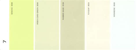 Martha Stewart Paint 5 Color Palette Card 07