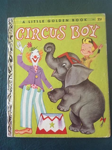 Great Vintage Copy Of Circus Boyfrom 1959 This Is Number 290 Of The