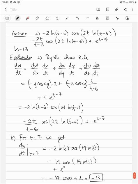 [solved] dw use the functions below to a express dt as a function of t both by using the