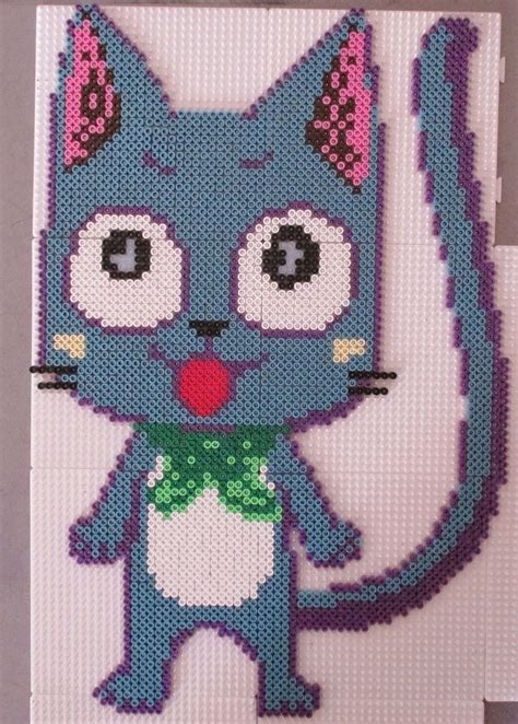 Happy Fairy Tail Hama Perler Beads By Sebastien Pixel Art Templates
