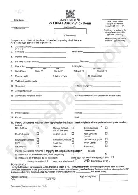 Nz Passport Application Form Pdf Printable Form 2024