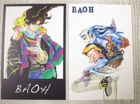 Hirohiko Araki Lot Of 5 Postcard Willustrated Card Art Set Book Ltd