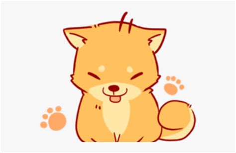 Shiba Inu Clipart Cute Anime Chibi Cute Kawaii Dog Hd Png Download