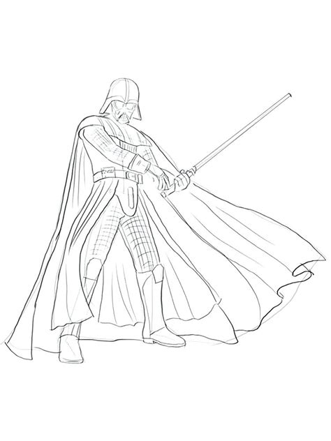 Darth Vader Mask Coloring Page at GetColorings.com | Free printable