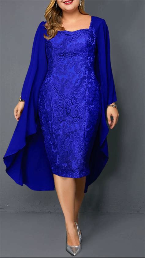 Shop The Plus Size Dress Video Lace Blue Dress Royal Blue Lace Dress Plus Size Lace Dress