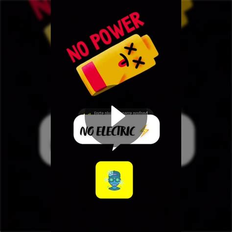 no electric ⚡️ spotlight on snapchat