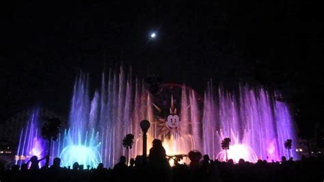 Disney California Adventure Parks World Of Color Water Show Youtube