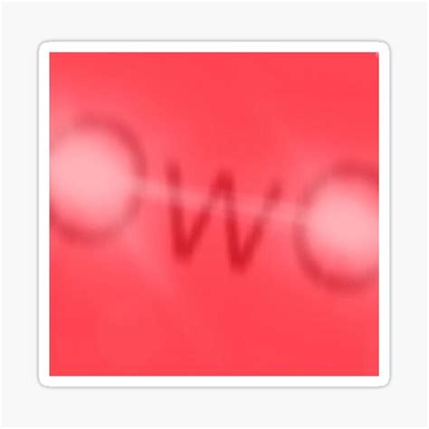 Owo Face Reaction Meme Sticker For Sale By Jessisbored Redbubble