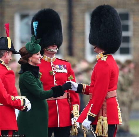 Prince William Who Is Colonel Of The Irish Guards And Heavily