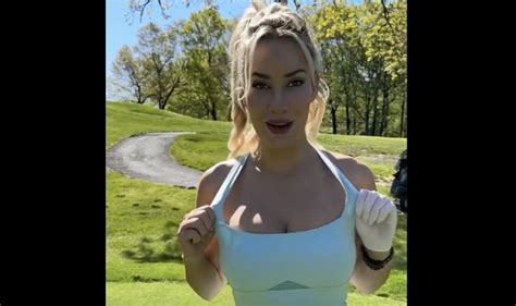 Look Paige Spiranac S Racy Instructional Video Is Going Viral The