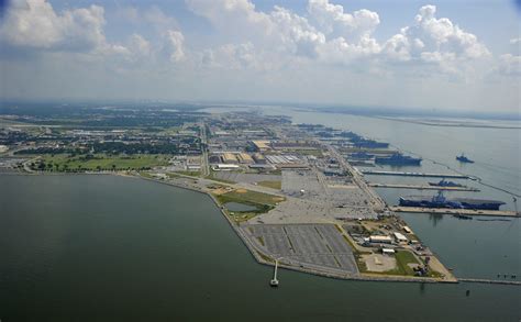 An Aerial View Of Norfolk Naval Station A Photo On Flickriver