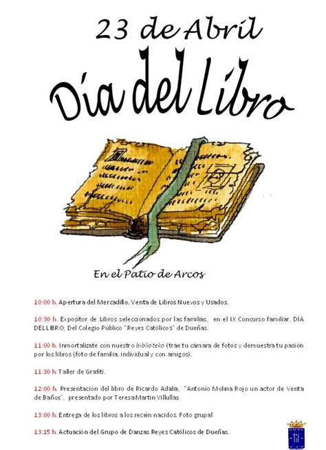  miguel de cervantes  william shakespeare  inca garcilaso. 23 de abril, Día del Libro - Dueñas