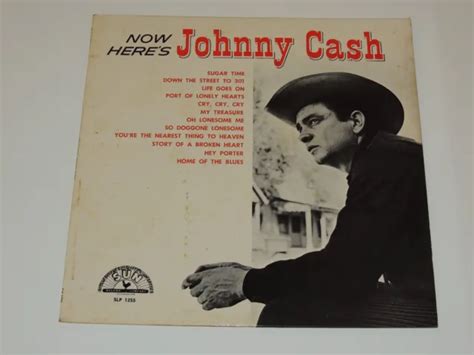 Johnny Cash Now Heres Johnny Cash Lp Record Slp1255 Us Country 1961 Eur 1582 Picclick Fr