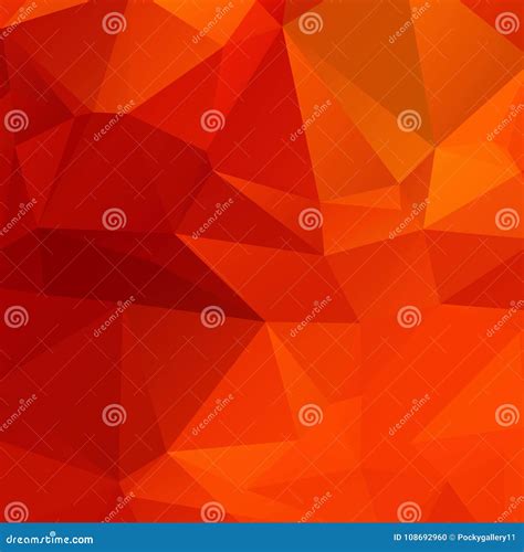 Abstract Red Polygon Texture Stock Vector Illustration Of Triangular