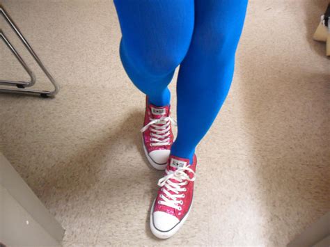 Blue Tights Are Blue By Sanctimoniously On Deviantart