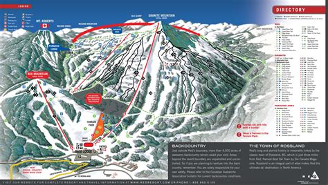 Red Mountain Trail Map Red Mountain Rossland Bc Canada • Mappery