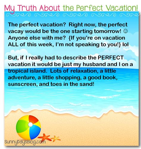 My Dream Vacation Essay