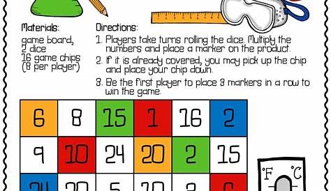 2nd Grade Math Games Printable - Printable Word Searches