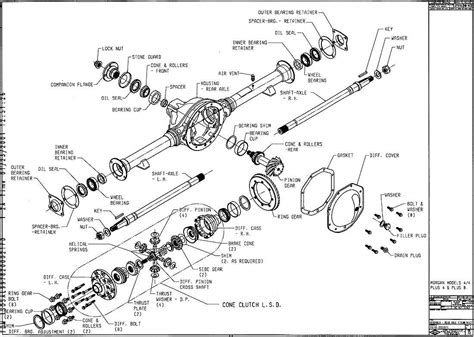 1966 Mustang Rear Axle Exploded View Ford Mustang Forum