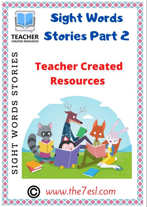 Sight Words Stories Reading Comprehension Part 2 English Created