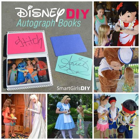 DIY Disney Autograph Books | Autograph book disney, Diy autograph book, Disney world autograph book