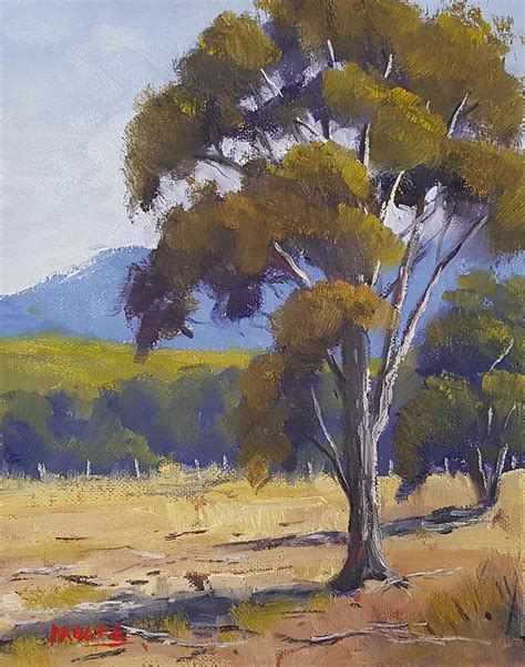 Southern Grampians Gum Painting By Rod Moore Fine Art America
