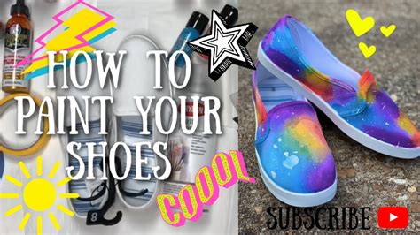 Diy Custom 5 Shoes How To Paint Your Shoes Youtube