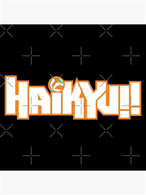 Anime Haikyuu Logo Poster By Otakuchaneru Redbubble