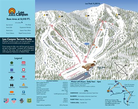 Las Vegas Ski And Snowboard Resort Lee Canyon