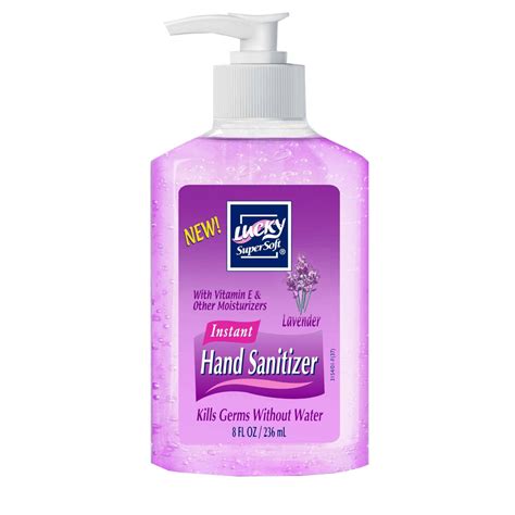 Hand sanitizer is a great way to keep your hands clean while in public. Delta Brands - Lucky Super Soft 8 oz. Lavender Scent Pump ...